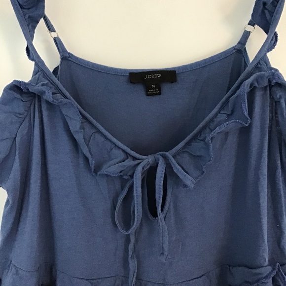 Sleeveless Tie Front Ruffle Detail Tiered Swing Dress - Picture 3 of 6